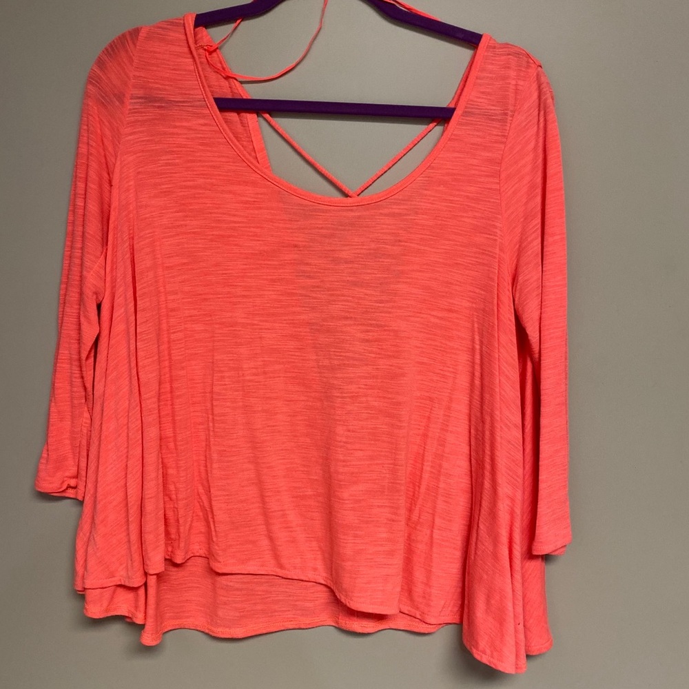 AEO Lace Up Back Long Sleeve